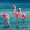 "Three Flamingos"