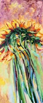 "Crystal Light On Sunflowers"