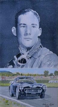 "Stirling Moss, Ferrari 250 SWB"