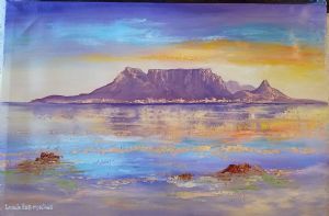"Table Mountain Blue Sunset "