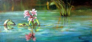 "Reflection of a Lily"