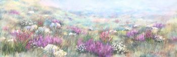 "Fynbos and Watsonias in the Mist"