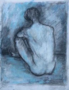 "Nude - Study II in blue for Isolation"