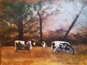 "Landscape with Cows"