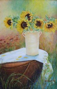 "Sunflower Still Life"