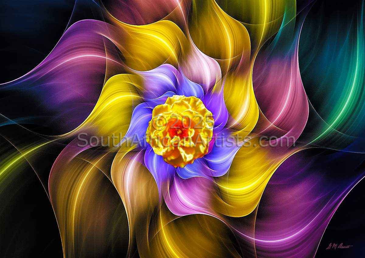 Dr. Michael Durst Mystical Rose Contemporary Art Fine Art