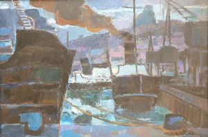 "Cape Town Harbour Scene"