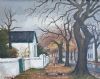 "Wet Street Scene, Herte Street, Stellenbosch"