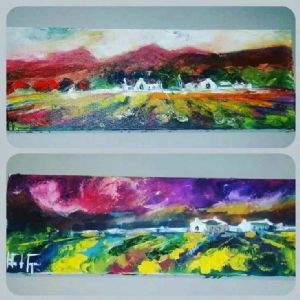 "Cape Winelands Landscape Set 2"