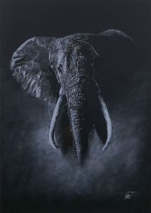"Charging Elephant"