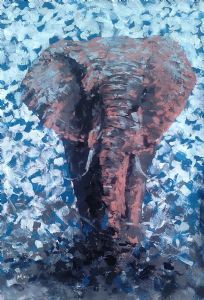 "Portrait of an African Elephant "