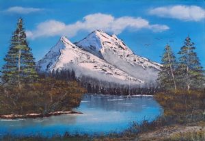 "The Lake at Snowy Mountain"