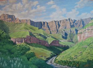 "The mighty Drakensberg Mountains"