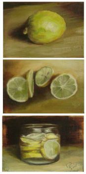 " Lemons i - Triptych"