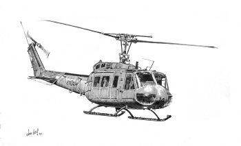 "Bell Uh-1 Iroquois 