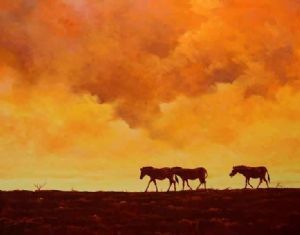 "Etosha Dusk"