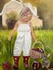 "Little Farm Girl With Red Boots"