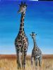 "Girraffe Mother And Calf 2"