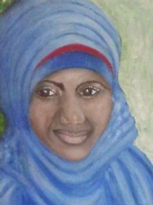 "Girl With Scarf"
