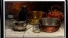 "Still Life with Copper and Brass Pots"