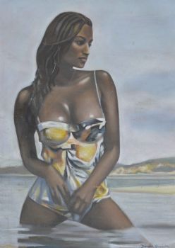 "Girl in Lagoon"