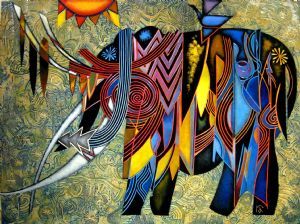 "The Painted Elephant"