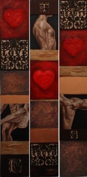 "Love Truth Beauty Triptych"