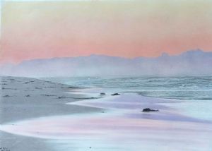 "Dusk at the Beach"