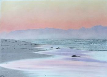 "Dusk at the Beach"