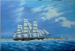 "Cutty Sark & the Cape St. Francis Seal Point Lig"