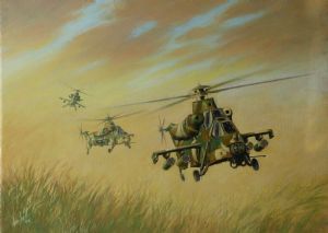 "Saaf Denel Rooivalk Attack Helicopter"