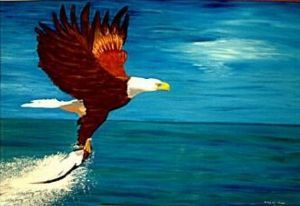 "Fish Eagle in Action"