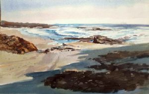 "Sandbaai Beach"