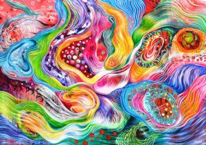 "Raining Out Martini and Jellyfish 2 - 3331"