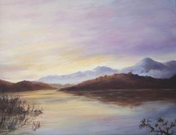 "Sunset at the Dam"
