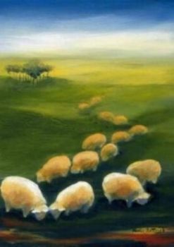 "Flock of sheep"