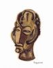 "African mask 19 (set of 2)"