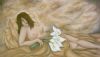 "Nude with Arum Lilies"