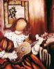 "Lady with guitar"