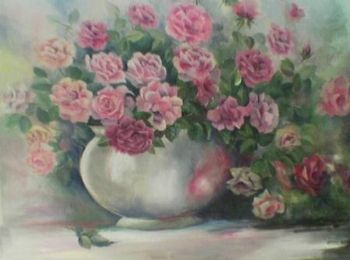 "Roses in Bowl"