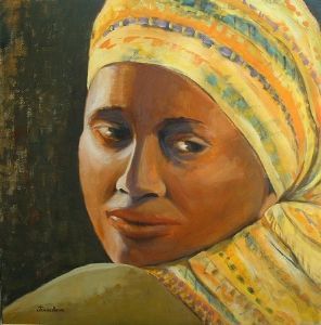 "Woman with Yellow Headscarf"
