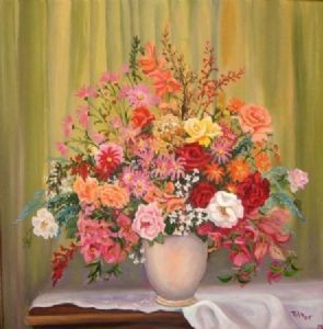 "Still life with flowers"