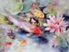 "Koi and Waterlilies"