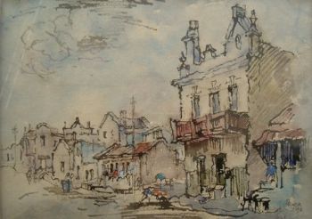 "House with a red veranda District Six"