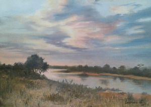 "Sunset near Lower Sabie - Kruger Park"