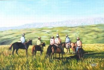 "Basotho Horsemen"