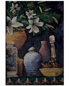 "White Lilies in Urn"