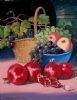 "Still Life with Pomegranates and Blue Bowl"