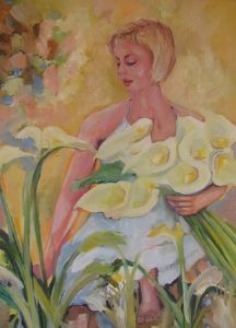 "Picking Arum Lilies"