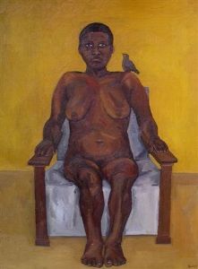 "Nude and Bird"